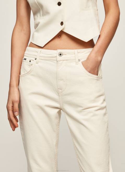 Pepe Jeans Violet Mom Carrot Fit High Waist Jeans Women Denim Z22X93