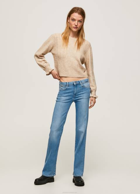 Pepe Jeans Aubrey Midrise Slim Fit Jeans Women Denim Z22X69