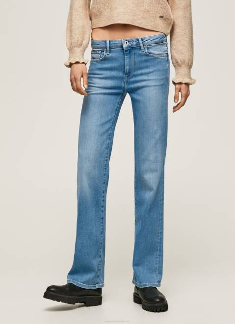 Pepe Jeans Aubrey Midrise Slim Fit Jeans Women Denim Z22X69
