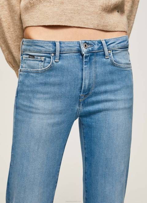 Pepe Jeans Aubrey Midrise Slim Fit Jeans Women Denim Z22X69