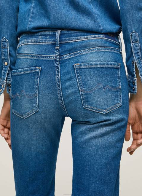 Pepe Jeans Aubrey Slim Fit Midrise Jeans Women Denim Z22X68