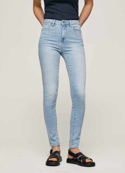 Pepe Jeans Dion High Waisted Skinny Fit Jeans Women Denim Z22X38