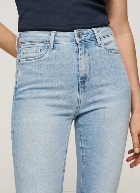 Pepe Jeans Dion High Waisted Skinny Fit Jeans Women Denim Z22X38