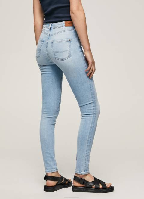 Pepe Jeans Dion High Waisted Skinny Fit Jeans Women Denim Z22X38