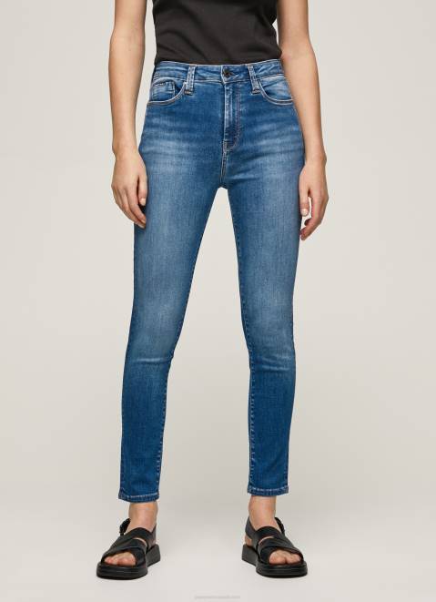 Pepe Jeans Dion High Waisted Skinny Fit Jeans Women Denim Z22X41