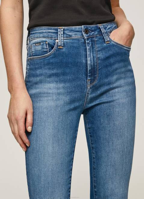 Pepe Jeans Dion High Waisted Skinny Fit Jeans Women Denim Z22X41