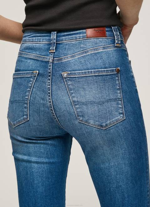 Pepe Jeans Dion High Waisted Skinny Fit Jeans Women Denim Z22X41