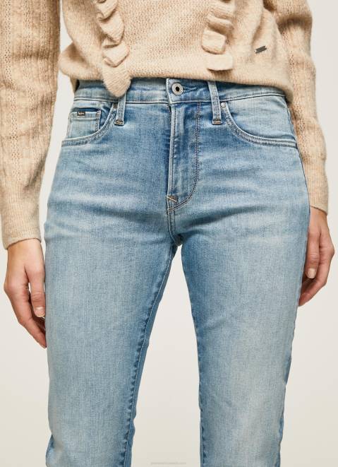 Pepe Jeans Grace High Waisted Slim Fit Jeans Women Denim Z22X67