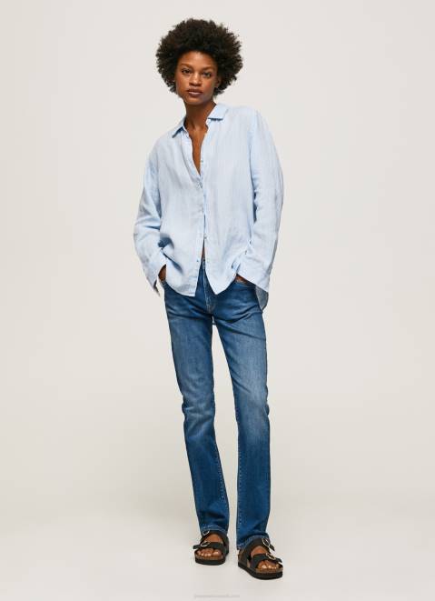 Pepe Jeans Grace Slim Fit High Waisted Jeans Women Denim Z22X70