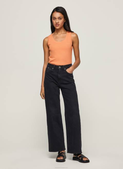 Pepe Jeans Lexa Sky Wide Fit High Waist Jeans Women Denim Z22X73