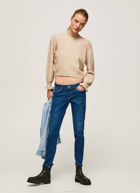 Pepe Jeans Lola Midrise Skinny Fit Jeans Women Denim Z22X39