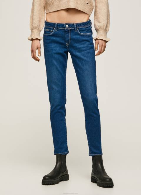 Pepe Jeans Lola Midrise Skinny Fit Jeans Women Denim Z22X39