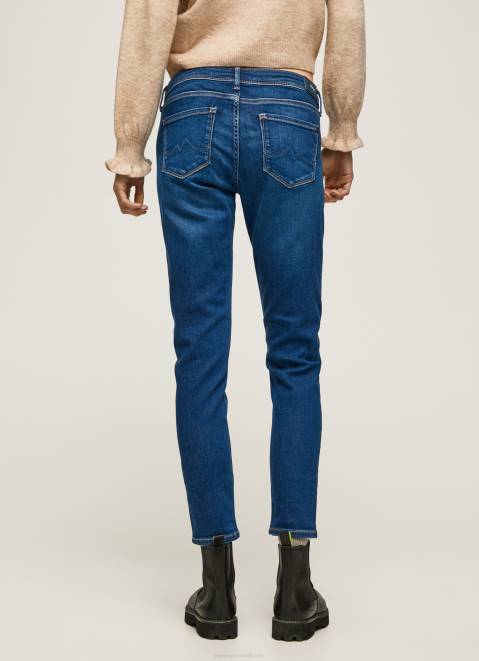 Pepe Jeans Lola Midrise Skinny Fit Jeans Women Denim Z22X39