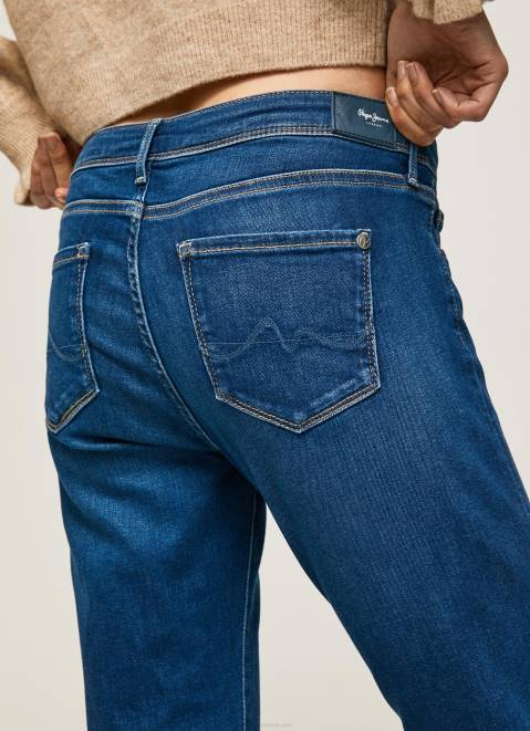 Pepe Jeans Lola Midrise Skinny Fit Jeans Women Denim Z22X39