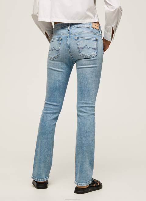 Pepe Jeans Piccadilly Midrise Slim Fit Jeans Women Denim Z22X72
