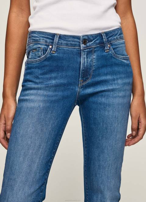 Pepe Jeans Piccadilly Midrise Slim Fit Jeans Women Denim Z22X75