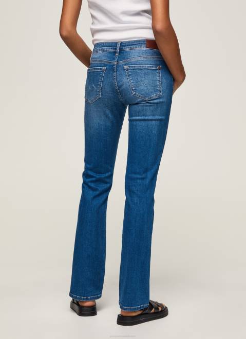 Pepe Jeans Piccadilly Midrise Slim Fit Jeans Women Denim Z22X75