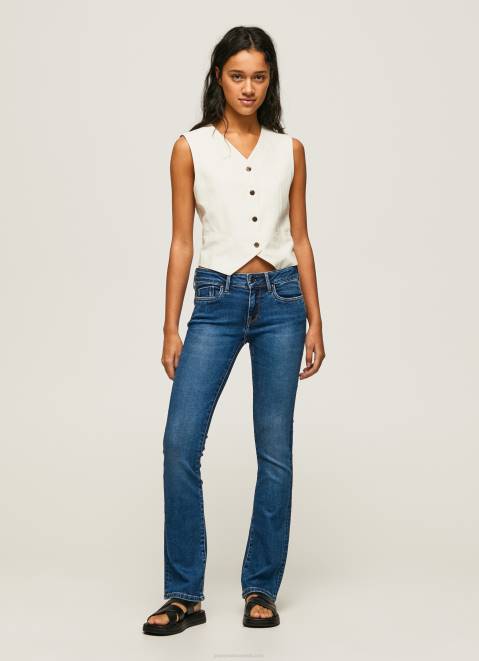 Pepe Jeans Piccadilly Slim Fit Midrise Jeans Women Denim Z22X71
