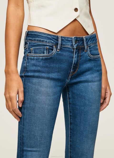 Pepe Jeans Piccadilly Slim Fit Midrise Jeans Women Denim Z22X71