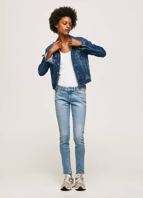 Pepe Jeans Pixie Midrise Skinny Fit Jeans Women Denim Z22X42