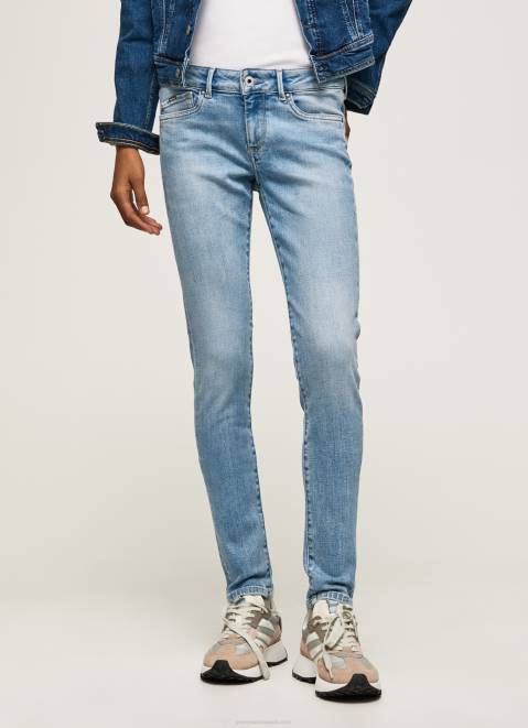 Pepe Jeans Pixie Midrise Skinny Fit Jeans Women Denim Z22X42