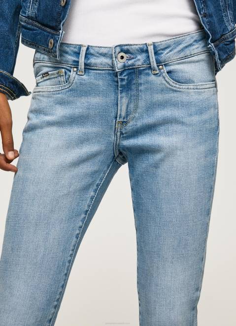 Pepe Jeans Pixie Midrise Skinny Fit Jeans Women Denim Z22X42