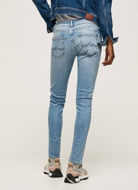 Pepe Jeans Pixie Midrise Skinny Fit Jeans Women Denim Z22X42