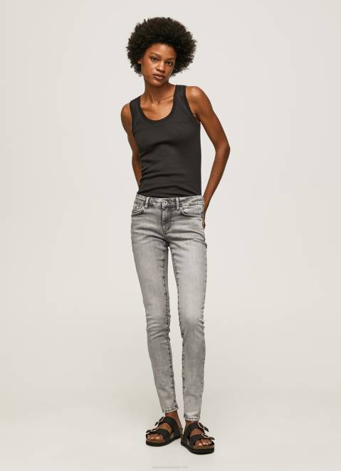 Pepe Jeans Pixie Midrise Skinny Fit Jeans Women Denim Z22X43