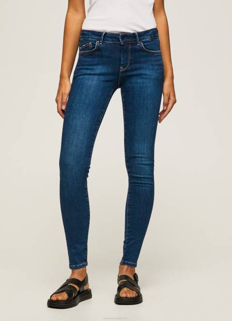Pepe Jeans Pixie Midrise Skinny Fit Jeans Women Denim Z22X44