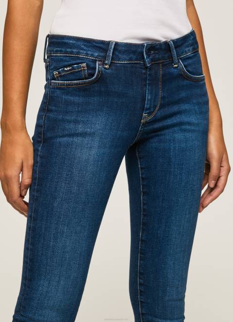 Pepe Jeans Pixie Midrise Skinny Fit Jeans Women Denim Z22X44