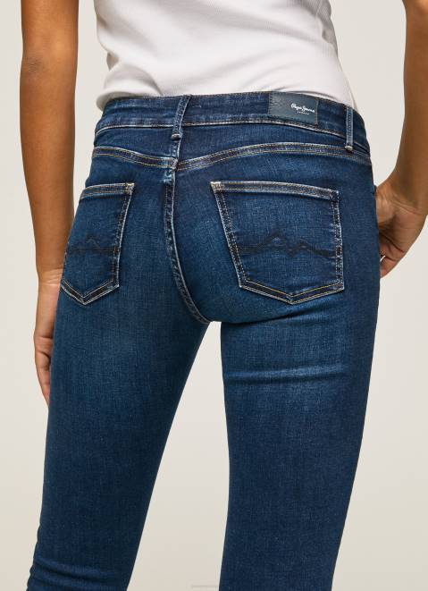 Pepe Jeans Pixie Midrise Skinny Fit Jeans Women Denim Z22X44