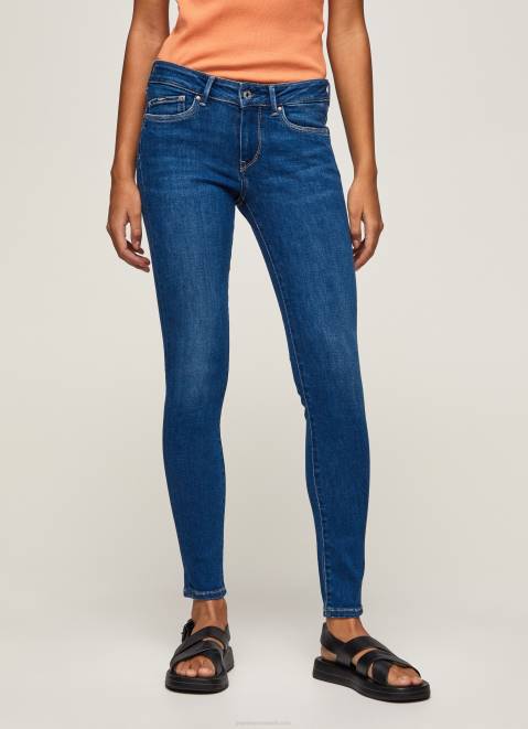 Pepe Jeans Pixie Midrise Skinny Fit Jeans Women Denim Z22X50