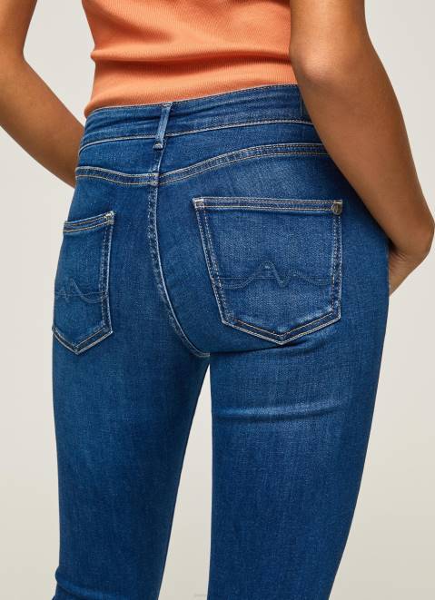 Pepe Jeans Pixie Midrise Skinny Fit Jeans Women Denim Z22X50