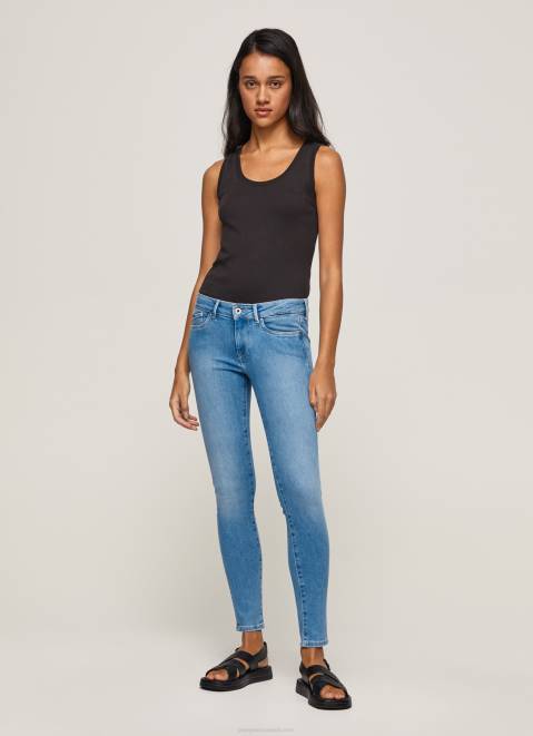 Pepe Jeans Pixie Midrise Skinny Fit Jeans Women Denim Z22X51