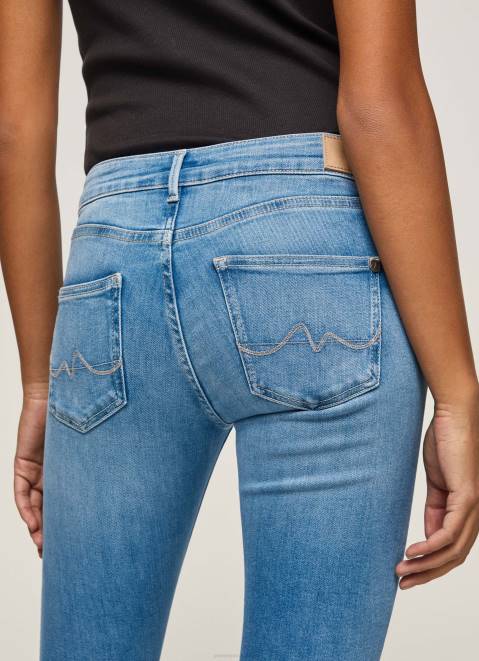 Pepe Jeans Pixie Midrise Skinny Fit Jeans Women Denim Z22X51