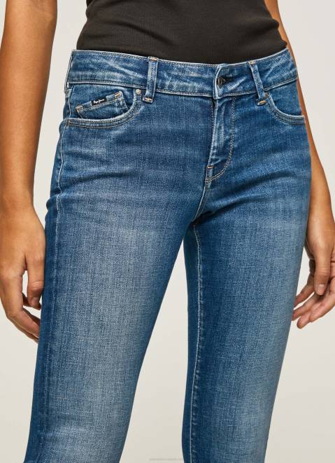 Pepe Jeans Pixie Skinny Fit Midrise Jeans Women Denim Z22X54