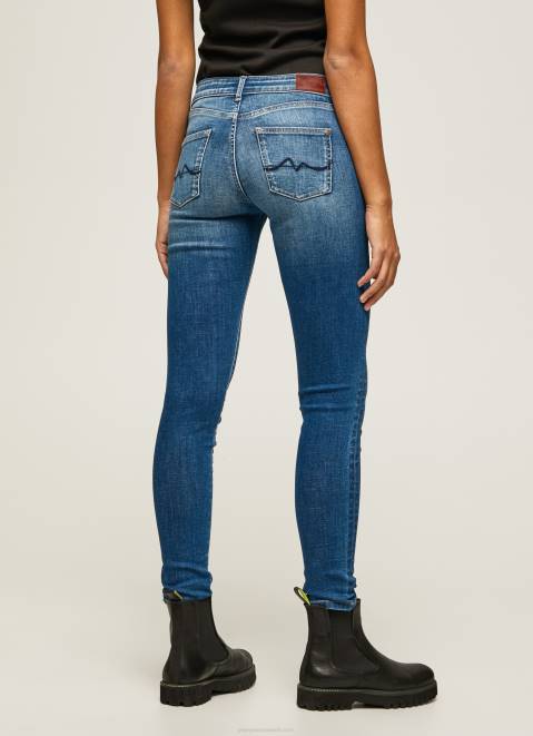 Pepe Jeans Pixie Skinny Fit Midrise Jeans Women Denim Z22X54