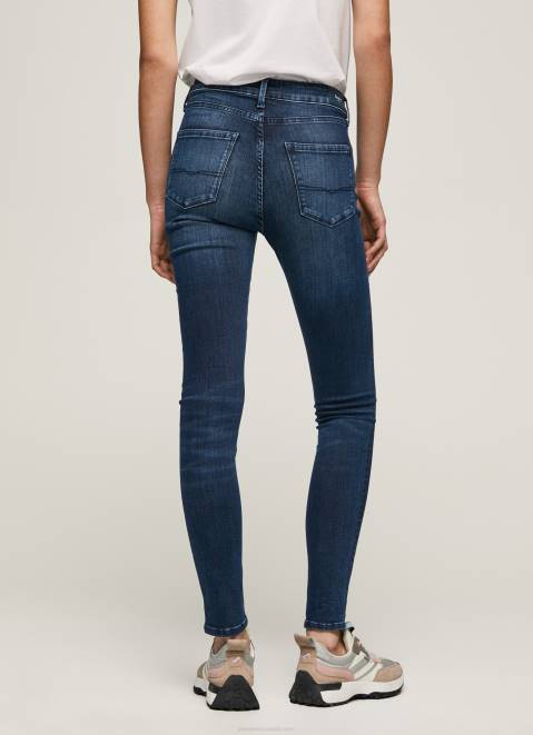 Pepe Jeans Regent High Waisted Skinny Fit Jeans Women Denim Z22X45