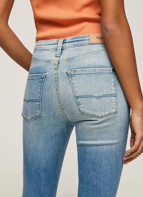 Pepe Jeans Regent High Waisted Skinny Fit Jeans Women Denim Z22X52