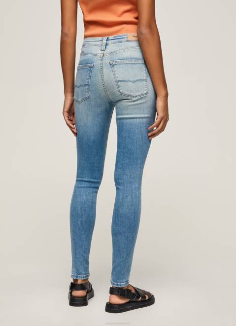 Pepe Jeans Regent High Waisted Skinny Fit Jeans Women Denim Z22X52