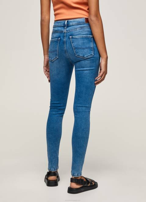 Pepe Jeans Regent Skinny Fit High Waist Jeans Women Denim Z22X58