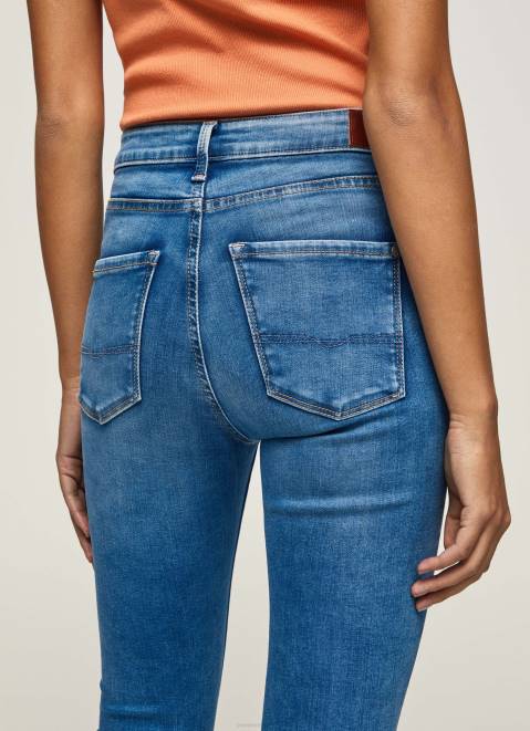 Pepe Jeans Regent Skinny Fit High Waist Jeans Women Denim Z22X58