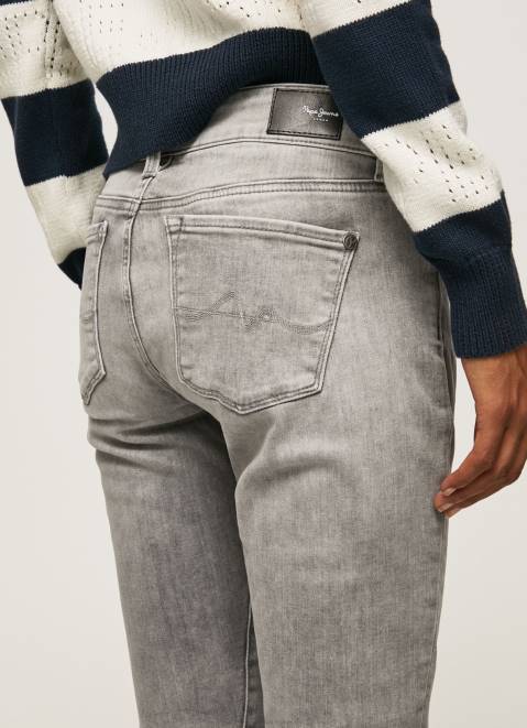 Pepe Jeans Soho Midrise Skinny Fit Jeans Women Denim Z22X49