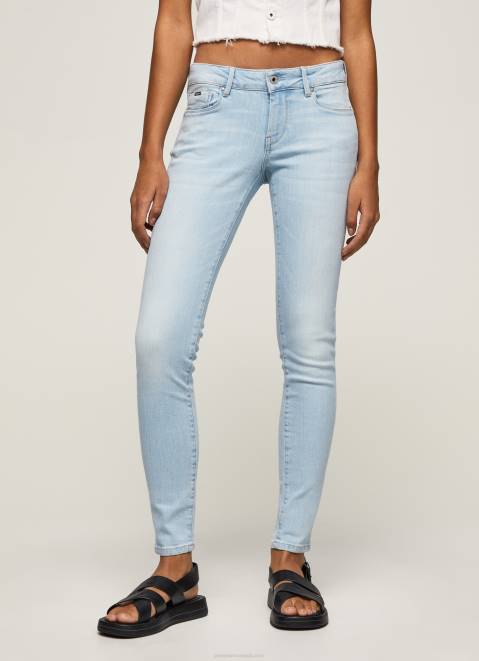 Pepe Jeans Soho Midrise Skinny Fit Jeans Women Denim Z22X53