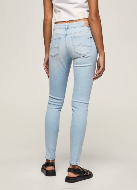 Pepe Jeans Soho Midrise Skinny Fit Jeans Women Denim Z22X53