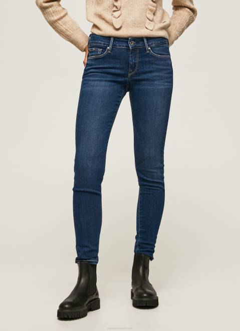 Pepe Jeans Soho Slim Fit Mid Waist Jeans Women Denim Z22X57