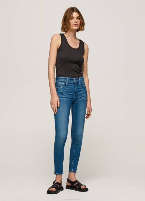 Pepe Jeans Zoe Midrise Skinny Fit Jeans Women Denim Z22X40