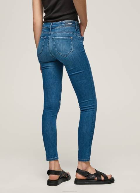 Pepe Jeans Zoe Midrise Skinny Fit Jeans Women Denim Z22X40