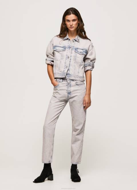 Pepe Jeans Celyn Regular Fit High Waisted Jeans Women Denim Z22X17