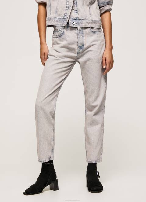 Pepe Jeans Celyn Regular Fit High Waisted Jeans Women Denim Z22X17